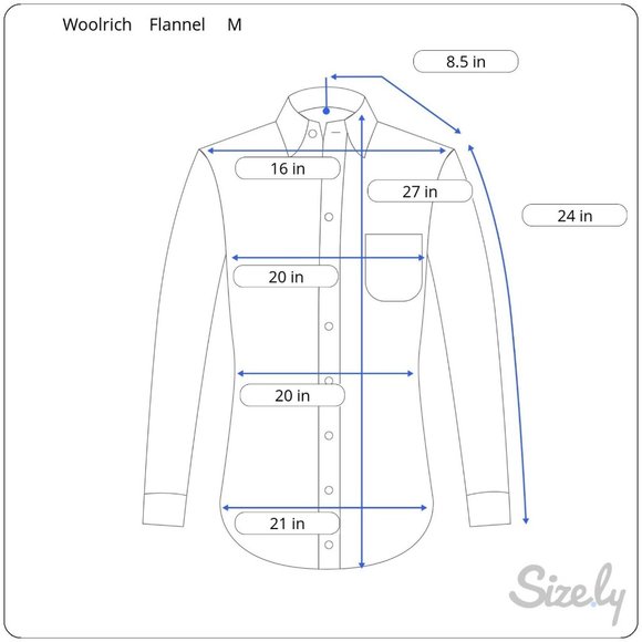 Woolrich Red Black White Flannel Double Pocket Shirt Size M - Picture 6 of 6